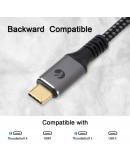 VCom кабел USB4.0 Type-C/Type-C 40Gbps, 240W - CU541M-1.2
