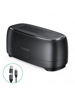 Orico докинг станция Storage - HDD/SSD Dock - 2.5/3.5 inch USB-C/A - DD18C3-EU-BK