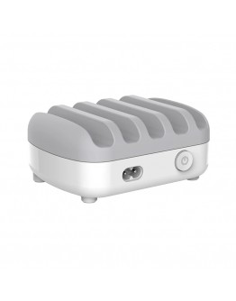 Orico зарядна станция за мобилни устройства Charger Station 220V - 5 x USB 40W White - DUK-5P-EU-WH