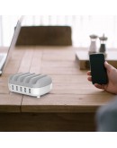 Orico зарядна станция за мобилни устройства Charger Station 220V - 5 x USB 40W White - DUK-5P-EU-WH