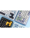 Aula геймърска механична клавиатура Wireless Gaming Mechanical Keyboard F75 - Reaper Switch [Linear] (English US), Purple, Beige, Green