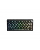 Aula геймърска механична клавиатура Wireless Gaming Mechanical Keyboard F75HE - Black King Magnetic Switch [Linear] (English US), Black Contour