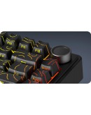Aula геймърска механична клавиатура Wireless Gaming Mechanical Keyboard F75HE - Black King Magnetic Switch [Linear] (English US), Black Contour