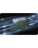 Aula геймърска механична клавиатура Wireless Gaming Mechanical Keyboard F75HE - Black King Magnetic Switch [Linear] (English US), Black, Gray