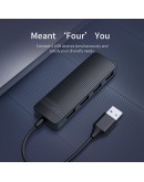 Orico хъб USB2.0 HUB 4 port Black - FL02-BK