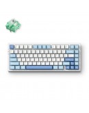 MCHOSE геймърска механична клавиатура Wireless Gaming Mechanical Keyboard G75 Pro - Tofu Switch v2 [Linear] (English US), Blue Cabbage