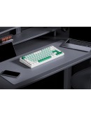 MCHOSE геймърска механична клавиатура Wireless Gaming Mechanical Keyboard G75 Pro - Tofu Switch v2 [Linear] (English US), Blue Cabbage