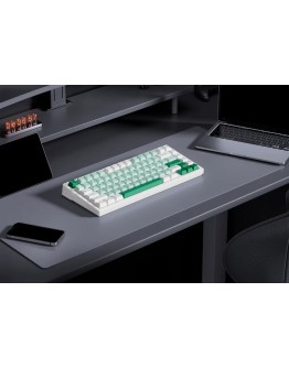 MCHOSE геймърска механична клавиатура Wireless Gaming Mechanical Keyboard G75 Pro - Tofu Switch v2 [Linear] (English US), Blue Cabbage