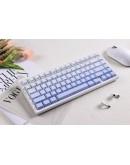 MCHOSE геймърска механична клавиатура Wireless Gaming Mechanical Keyboard G75 Pro - Tofu Switch v2 [Linear] (English US), Blue Cabbage