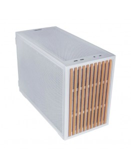 Lian Li кутия Case mATX - DAN Cases B4 Wood Edition - White
