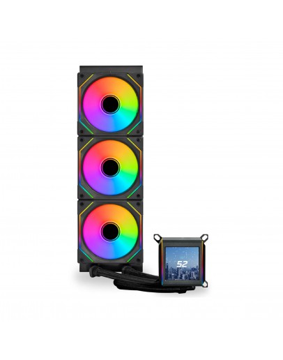 Lian Li водно охлаждане Water Cooling GALAHAD II LCD 360 SL-INF ARGB Black