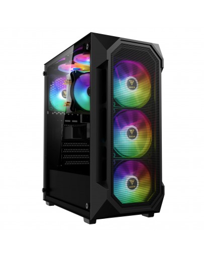 Gamdias кутия Case ATX - AURA GC1 Elite - Mesh, RGB, Tempered Glass