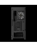 Gamdias кутия Case mATX - AURA GC12 ARGB BK - 6 x 120 mm A-RGB, USB-C, Tempered Glass