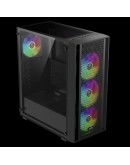 Gamdias кутия Case ATX - AURA GC2 Elite - Mesh, RGB, Tempered Glass