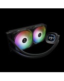 Gamdias водно охлаждане Water Cooling 240mm - AURA GL240 DIGITAL - Digital Display, aRGB