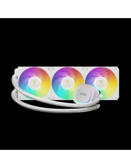 Gamdias водно охлаждане Water Cooling 360mm - AURA GL360 v2 WH - aRGB