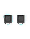 Gamdias кутия Case ATX - TALOS E3 CG - 3 x 120 mm A-RGB, Curved Glass