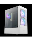 Gamdias кутия Case ATX - TALOS E3 MESH White - aRGB, Tempered Glass