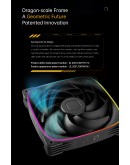 Geometric Future Комплект вентилатори Fan Pack 3-in-1 140 mm - Squama 2503B-14 Black