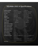 Geometric Future Комплект вентилатори Fan Pack 3-in-1 140 mm - Squama 2503B-14 Black