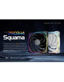 Geometric Future вентилатор Squama 2503W-14, 140mm, ARGB, White