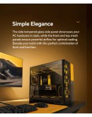 Geometric Future кутия Case EATX - Model 5 Vent White - 5 x 140 mm aRGB fans included