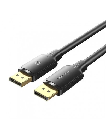 Vention Кабел Cable - Display Port v1.2 DP M / M Black 4K 1.5M - HAKBG