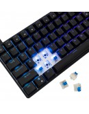 White Shark геймърска механична клавиатура Gaming Mechanical Keyboard HAMACHI - YUSYA 5P Blue Switches (English US), Black