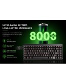 Aula геймърска механична клавиатура Wireless Gaming Mechanical Keyboard HERO 75 HE - Stormrise Magnetic Switch [Linear] (English US), Black