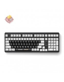 MCHOSE геймърска механична клавиатура Wireless Gaming Mechanical Keyboard UT98 Classic Therapy - Silent Peach V3 Switch [Linear] (English US)