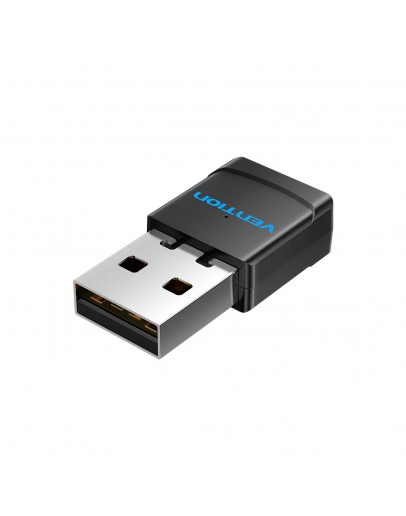 Vention безжичен адаптер WiFi USB adapter Dual Band, 650Mbps, Black - KDSB0