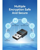Vention безжичен адаптер WiFi USB adapter Dual Band, 650Mbps, Black - KDSB0