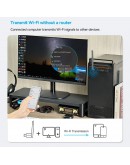 Vention безжичен адаптер WiFi USB adapter Dual Band, 650Mbps, Black - KDTB0
