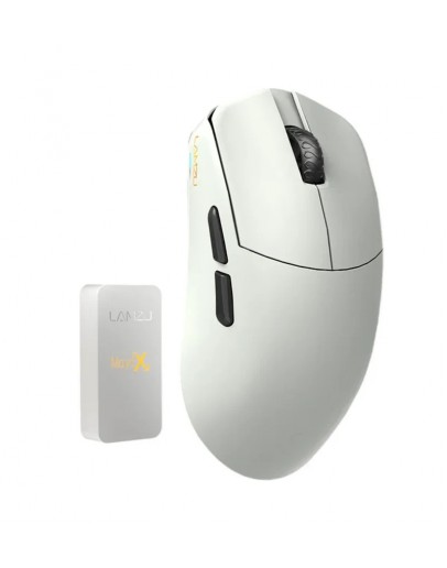 Lamzu професионална геймърска мишка MAYA X 8K - Wireless Gaming Mouse - Cloud Grey