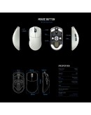 Lamzu професионална геймърска мишка MAYA X 8K - Wireless Gaming Mouse - Purple Shadow