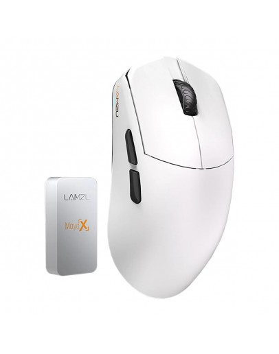 Lamzu професионална геймърска мишка MAYA X 8K - Wireless Gaming Mouse - White
