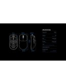 Lamzu професионална геймърска мишка MAYA X 8K - Wireless Gaming Mouse - White