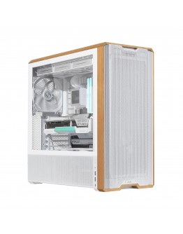 Lian Li кутия Case ATX - LANCOOL 217 WOOD - White