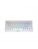 Marvo геймърска клавиатура Gaming Mechanical keyboard 61 keys TKL Hecate 61R WH - KG962G White - RED switches, RGB (English US)