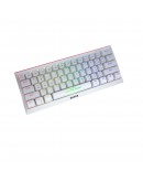 Marvo геймърска клавиатура Gaming Mechanical keyboard 61 keys TKL Hecate 61R WH - KG962G White - RED switches, RGB (English US)