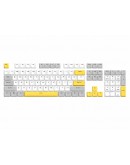 Marvo капачки за клавиатура Custom Keycap Set PBT, 104 keys, White, Yellow, Gray - MARVO-KP-04-YL