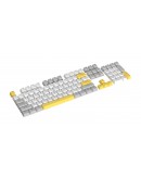 Marvo капачки за клавиатура Custom Keycap Set PBT, 104 keys, White, Yellow, Gray - MARVO-KP-04-YL