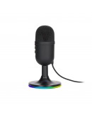 Marvo Геймърски микрофон Gaming USB Microphone - MIC-06 Black - USB, RGB