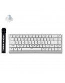 MCHOSE геймърска механична клавиатура Gaming Mechanical Keyboard Ace 68 - 8K, Ice Blue Magnetic Switch [Linear] (English US), White