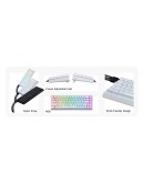 MCHOSE геймърска механична клавиатура Gaming Mechanical Keyboard Ace 68 - 8K, Ice Rhino Magnetic Switch [Linear] (English US), White