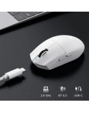 MCHOSE професионална геймърска мишка G3 V2 White - Wireless Gaming Mouse - 1K, Omron Mechanical