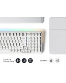 MCHOSE геймърска механична клавиатура Wireless Gaming Mechanical Keyboard MC-K99 V3 - Icy Creamsicle Switch [Linear] (English US), Glacier Gradient