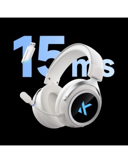 MCHOSE безжични геймърски слушалки Wireless Gaming Headphones - X9 White - Bluetooth , 2.4G