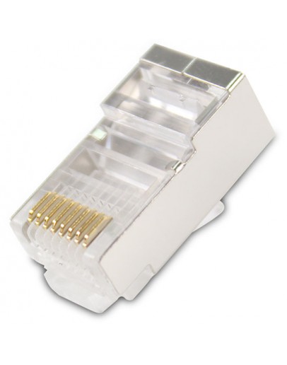 VCom конектори UTP connectors Cat6 STP/Shielded/RJ45 - 20pcs pack - NM026-20pcs