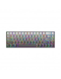 White Shark геймърска механична клавиатура Gaming Mechanical Keyboard NUNCHAKU - Red Switches (English US), Grey